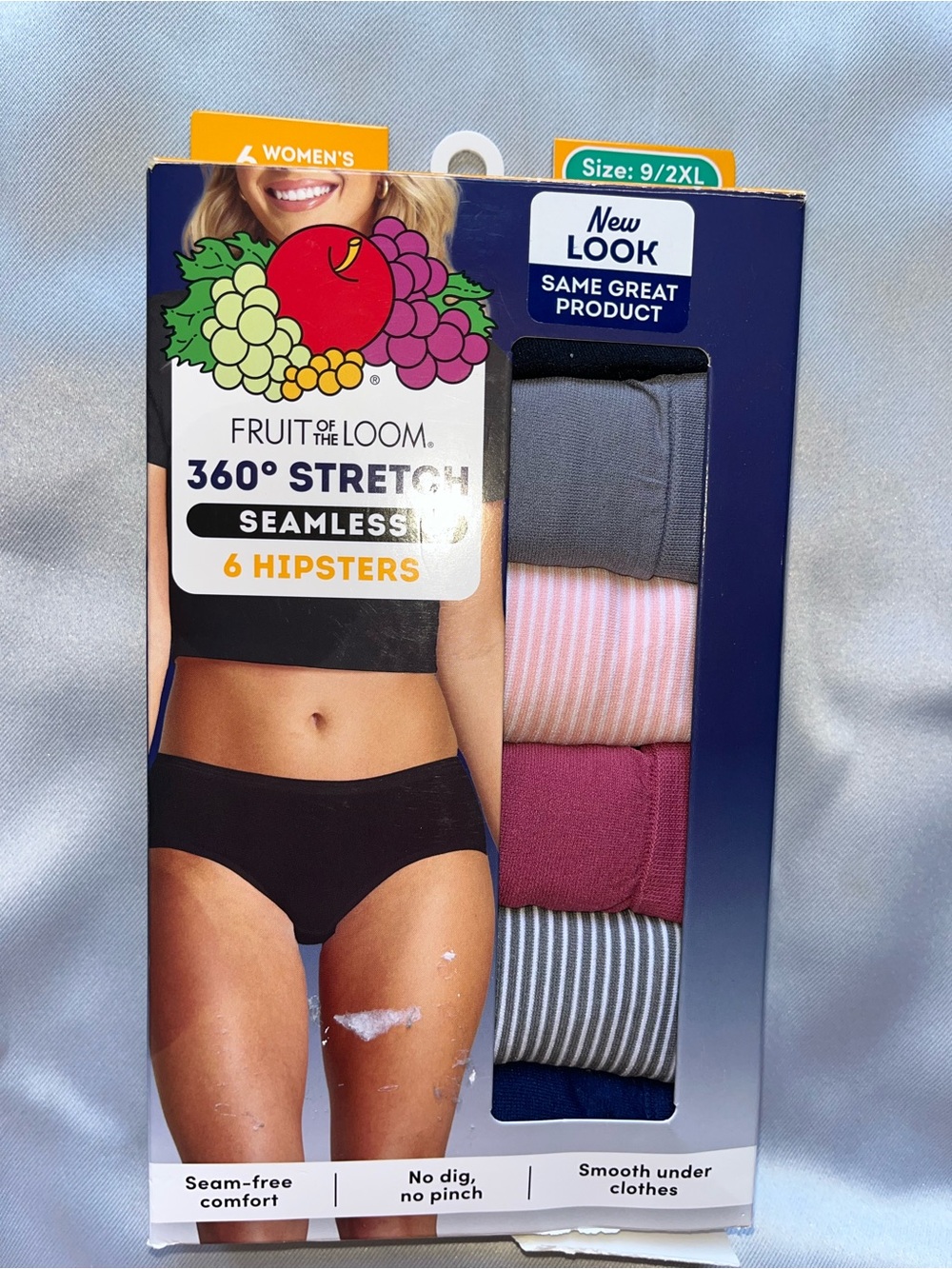 Fruit of the Loom Women's 6pk Seamless Hipster Underwear